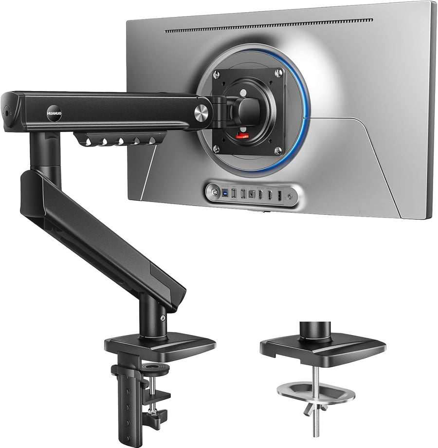 Monitorarm für 13-32 Zoll – Vollbewegliche Tischhalterung aus Aluminium und Stahl