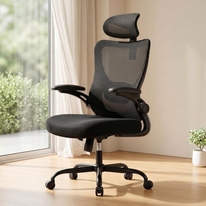 Sedia ergonomica con braccioli 3D HUANUO
