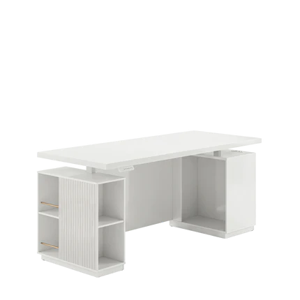 Ventiquattrore da scrivania premium da 177 cm in ocra