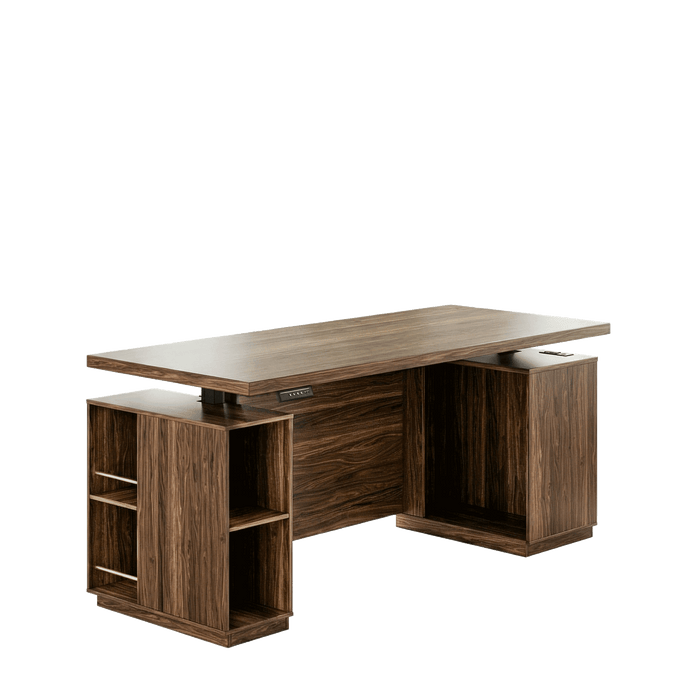 70" Premium-Stehschreibtisch in Ocker