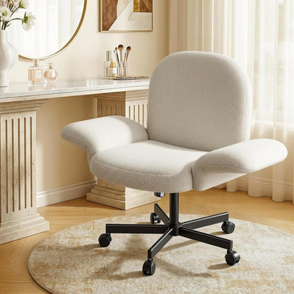 HUANUO Silla de tela chenille para sentarse con las piernas cruzadas