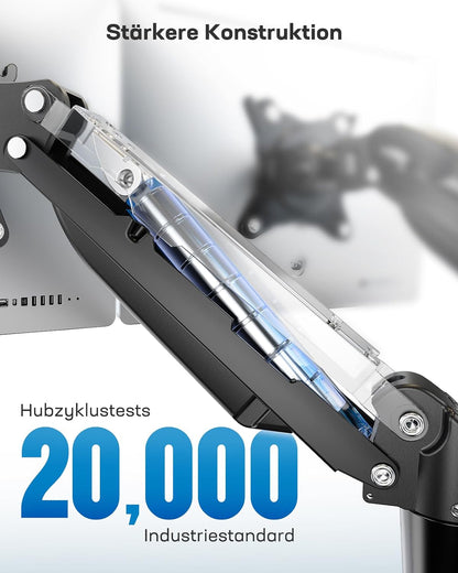 Doppelmonitorarm (13-32 Zoll) mit 360°-Vollbewegung
