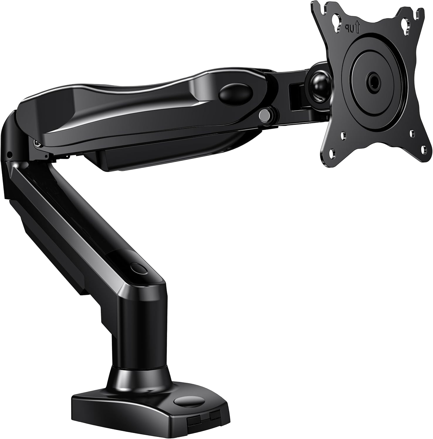 Brazo para monitor de 13 a 32 pulgadas con movimiento completo de 360°.