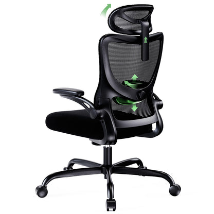 Sedia ergonomica con braccioli 3D HUANUO