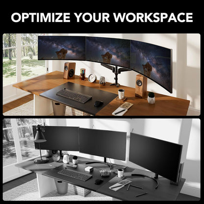 Dreifach-Monitorarm (17-32 Zoll) mit Höhenverstellung